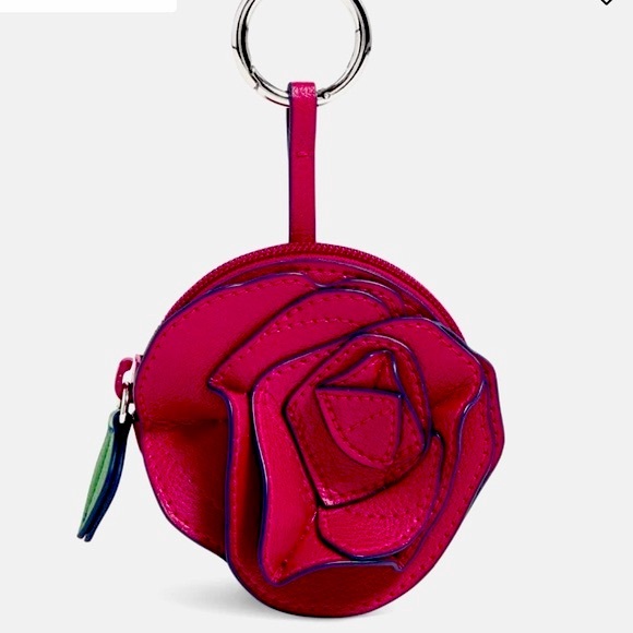 Vera Bradley Handbags - Vera Bradley Beauty and The Beast Collection Cosmetic Coin Purse/ Key Fob